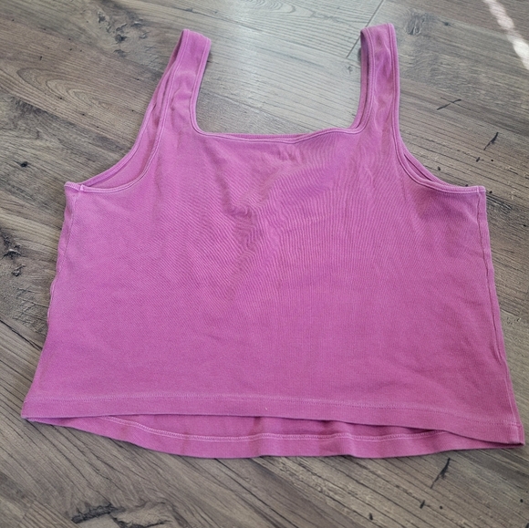 Old Navy Ribbed Pink Tank Size 2X - Picture 5 of 5